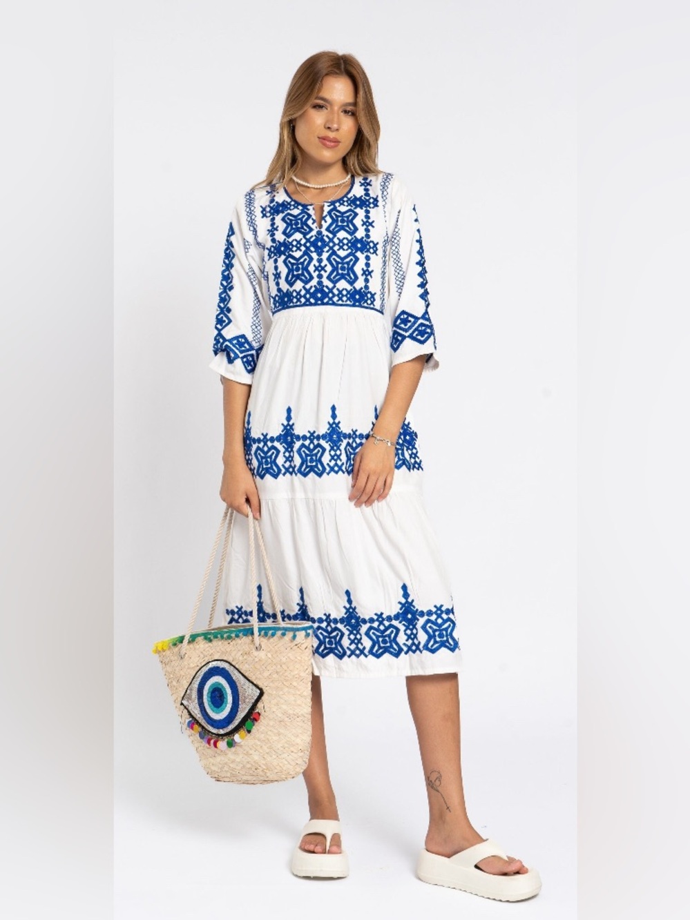 Embroidered dress